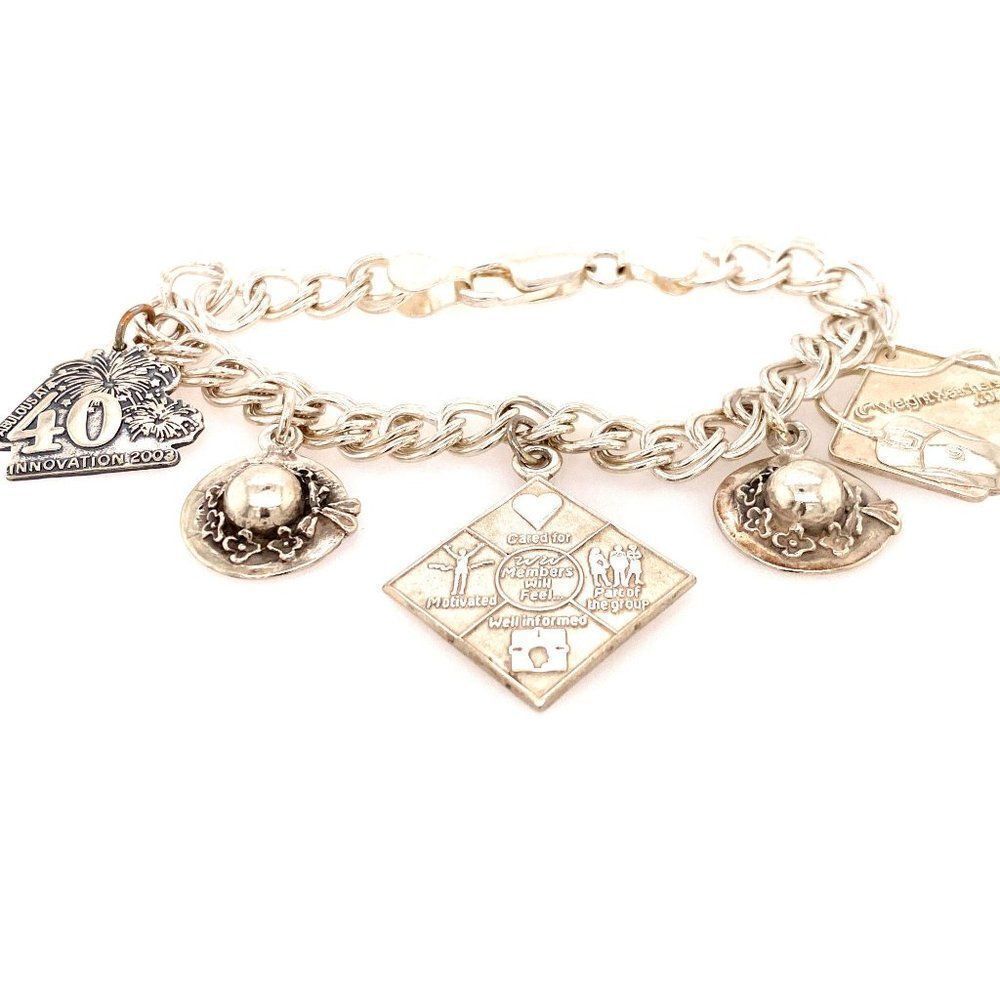 ‎925 Weight Watcher Charm Bracelet